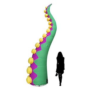 lot 7591 image: TrendBox Inflatable 14.7 Feet Giant Octopus Tentacle with Air Blower for Halloween Party Decoration, Advertising - Mold C