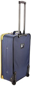 lot 7615 image: Rockland Journey Softside Upright Luggage, Navy,