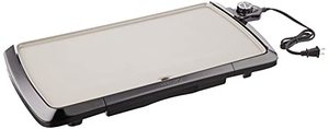 lot 8004 image: Presto 07055 Cool-Touch Electric Ceramic Griddle, 20, Black
