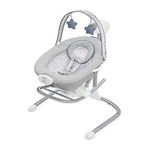 lot 8034 image: Graco Soothe n Sway Baby Swing with Portable Rocker, Easton