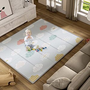 lot 8043 image: Uanlauo Baby Play Mat,71x59inch Play Mat for Baby,Foldable Kids Play Mat, Foam Play Mat,Infant Play Mat,Waterproof Crawling Mat,Edge Reinforcement Mat