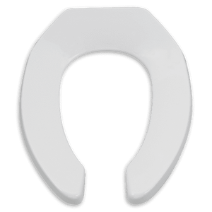 lot 8048 image: American Standard Elongated Heavy-Duty Commerical Toilet Seat in White