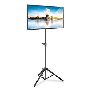 lot 8052 image: Pyle Premium LCD Flat Panel TV Tripod, Portable TV Stand, Foldable Stand Mount, Fits LCD LED Flat Screen TV Up To 32, Adjustable Height, 22 lbs Weight Capacity, VESA 200x200, 220x220 (PTVSTNDPT3215)