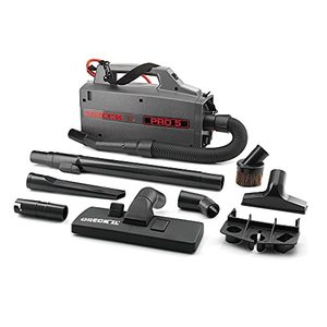 lot 8088 image: ORECK COMMERCIAL XL Pro 5 Super Compact Canister Bagged Vacuum Cleaner with Attachments, Lightweight, Carriable Portable Professional Grade, BB900-DGR, Black