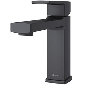 lot 8109 image: Pfister RT6-1DAB Deckard Single Control 1-Hole Roman Tub Faucet, Matte Black