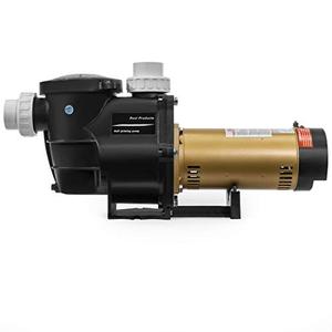 lot 8117 image: XtremepowerUS 75035-V 2.0HP Swimming Pump for In-Ground Pool Variable Speed 2 Inlet 230V High Flo wSlip-On Fitting, Black