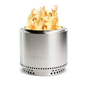 lot 8121 image: Solo Stove Bonfire 2.0 with Stand Smokeless Fire Pit  Wood Burning Fireplaces w Removable Ash Pan Portable Outdoor Firepit - For Camping Stainless Steel H 16.75 in x Dia 19.5 in 25.1 lbs