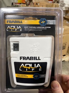 lot 8267 image: Frabill Portable Aerator Live Bait Management System Fishing Tackle Boxes & Bait Storage 6 gal