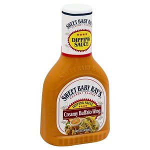 lot 8323 image: 12 Pack Case, SWEET BABY RAYS, DIPPING SAUCE, CREAMY BUFFALO WING