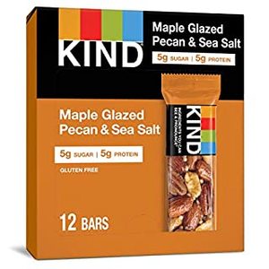 lot 8214 image: 12-Pack Kind Maple Glazed Pecan & Sea Salt