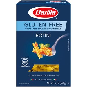 lot 8253 image: BOX OF 8 - Barilla Gluten Free Rotini Pasta, 12 Ounce