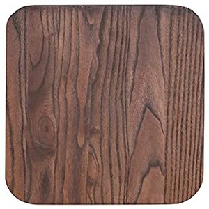 lot 1418 image: Flash Furniture Rustic Walnut Wood Barstool Seat