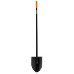 lot 1455 image: Fiskars Steel Long-Handle Digging Shovel 57.5 Long Garden Shovel