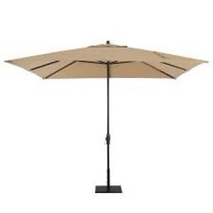 lot 2400 image: Sunvilla 10ft Beige Patio Umbrella without Base