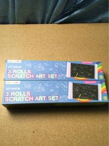 lot 5427 image: 2 Set of Scratch Art Set