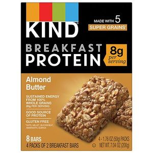 lot 5435 image: Pack of 8 BREAKFAST PROTEIN ALMOND BUTTER