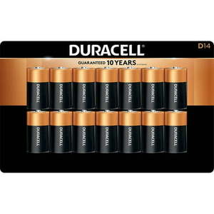 lot 5450 image: 14 pack of Duracell D14 Batteries