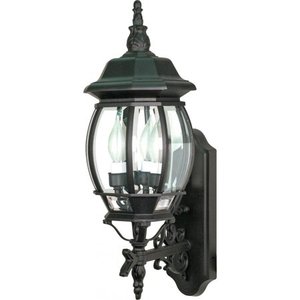 lot 6405 image: Nuvo Lighting 60890 Three Light Up Lighting Outdoor Wall Sconce from the Centra