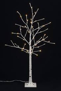 lot 6438 image: Black and White Artificial Tree with Lights 90in