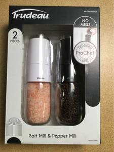 lot 6447 image: Trudeau 2 Piece Salt and Pepper Mill Set