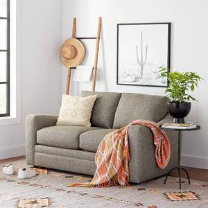 lot 1414 image: Rivet Contemporary Fir Decorative Blanket Ladder with Iron Rungs - 71.65 Height, Black and Natural Wood