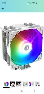 lot 4077 image: ID-COOLING SE-214-XT ARGB White CPU Cooler 4 Heatpipes CPU Air Cooler Addressable RGB Light Sync with Motherboard(5V 3-PIN Connector) CPU Fan for IntelAMD, LGA 1700 Compatible