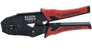 lot 4084 image: Klein Tools 3005CR Wire Crimper Tool, Ratcheting Insulated Termil Crimper for 10 to 22 AWG Wire