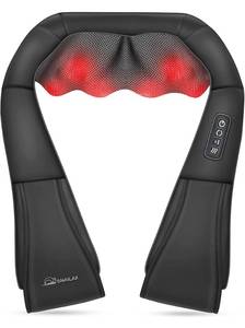 lot 14465 image: Shiatsu Neck and Shoulder Massager - Back Massager with Heat, Deep Kneading Electric Massage Pillow for Neck, Back, Shoulder,Foot,Body