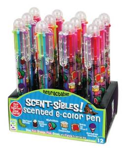 lot 14413 image: SCENT-SIBLES SCENTED 6-COLOR PEN 12 Pack