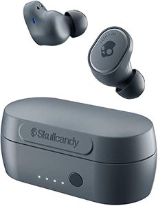 lot 14415 image: Skullcandy Sesh Evo True Wireless In-Ear Bluetooth Earbuds Compatible with iPhone and Android  Charging Case and Microphone - Grey