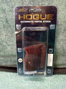 lot 14420 image: Hogue Automatic Pistol Stock, PPE, Cocobolo, Fits Walther