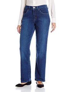 lot 14511 image: Riders by Lee Indigo Womens Classic-Fit Straight-Leg Jean, Antique Dark, 8