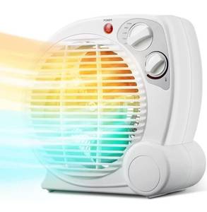 lot 14519 image: Space Heater, 1s Fast Heating Electric Heaters for Indoor Use with 3 Settings with Overheat & Tip-over Protection