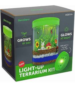 lot 14526 image: Light-Up Terrarium Kit for Kids - STEM Activities Science Kit,4.5 x 4.5 x 7 inches