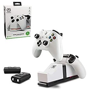 lot 26450 image: PowerA Dual Charging Station for Xbox Series XS - White (B08J8992SD)