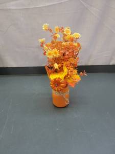 lot 26452 image: Fall Mason Jar Decor, Farmhouse Harvest Mason Jars, Table Decor Settings, Mason Jar Dining Table Centerpiece, Living Room Table Decor, Mason Jar Decor with Flowers Decoration