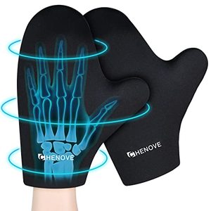 lot 26453 image: Chenove Hand Ice Pack Gloves for Pain Relief, Chemo Ice Gloves for Hands, Cold Gloves for Chemotherapy Neuropathy, Carpal Tunnel, Arthritis, Hand Injuries, Wrist or Finger Pain, Gel Ice Mittens 1 Pair