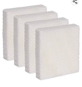 lot 26458 image: Future Way HFT600 Humidifier Filter T Compatible with Honeywell HEV620 & HEV615 Series Humidifiers, 4-Pack