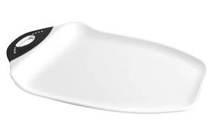 lot 26472 image: Dexas Chop & Scoop Cutting Board, 9.5 by 13 inches and 11 X 6 12, White with Black Handle