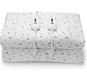 lot 26493 image: Heated Mattress Pad Queen Size 60x80, Electric Underblanket Mattress Cover Bed Warmer Fit up to 15 Deep Pocket, Dual Control with 4 Heat Settings, Auto Off & Fast Heating & Machine Washable