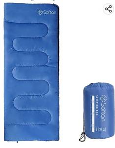 lot 26562 image: softan Camping Sleeping Bag with Compression Sack, 4 Season Lightweight & Waterproof for Adults Hiking, Traveling & Outdoor Activities