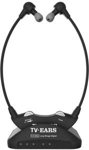 lot 31288 image: TV Ears Long Range Wireless Headset SystemTV Headphone Amplifier for Hearing Impaired TV Viewers Audio up to 50 feet