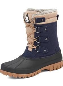 lot 31305 image: Womens Snow Boots Outdoor Warm Mid-Calf Boot Non-Slip Water Resistant Winter Shoes size 11
