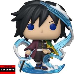 lot 31312 image: Funko Pop Demon Slayer Giyu Tomioka #876 AAA Exclusive  Protector
