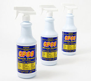 lot 59269 image: GP66 Set of 3 Super-Size Green Miracle Cleaner and Degreaser