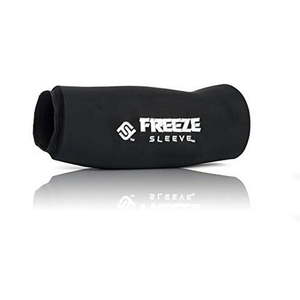 lot 59283 image: Freeze Sleeve Cold Therapy Compression Sleeve - Black - Large (13-16 in33-41 cm)
