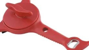 lot 59288 image: Kuhn Rikon 5-in-1 Jar & Bottle Opener Orange,