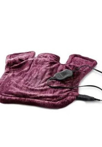lot 59296 image: Sunbeam Renue XXL Heat Wrap with 4 Heat Settings Eggplant,