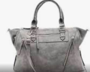 lot 59306 image: Violet Ray Angl ed Zipper Tote Charli Mauve One Size