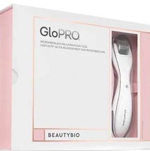 lot 59308 image: BeautyBio GloPRO Facial Tool with 1-Year Supply of Face Rolle Ombre Glitter,